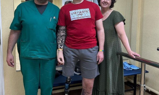 Andrii Danyo injured Ukrainian veteran